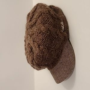 ShredAlert Newsboy cap-Tweed/Acrylic Sweater-OSFA